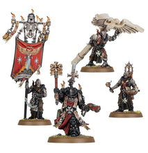 Cargar imagen en el visor de la galería, BLACK TEMPLARS: CHAPLAIN GRIMALDUS & RETINUE
