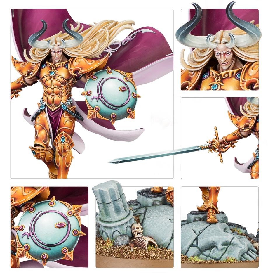 SYNESSA MANTELLO ALI Daemon Principe Edonites Slaanesh Chaos Aos Warhammer EUR 35,48 - IT