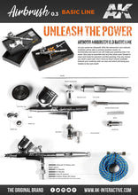 Cargar imagen en el visor de la galería, AK Airbrush Basic Line 0.3