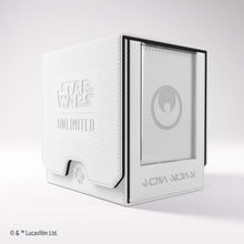 Cargar imagen en el visor de la galería, GAMEGENIC STAR WARS UNLIMITED TWIN SUNS DECK POD - WHITE/ BLACK