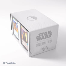 Cargar imagen en el visor de la galería, GAMEGENIC STAR WARS UNLIMITED DOUBLE DECK POD - WHITE/BLACK
