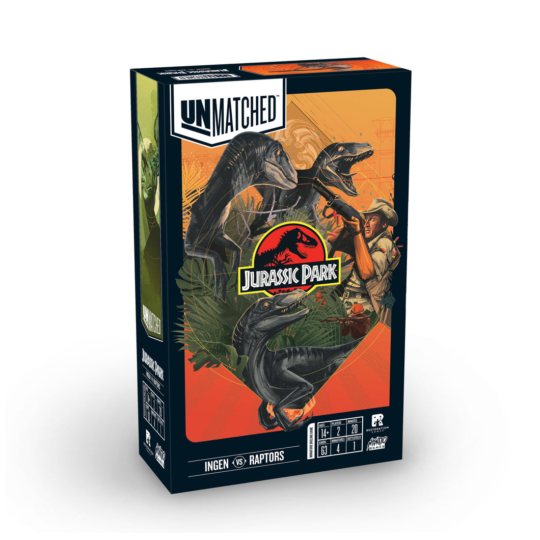 Unmatched: Jurassic Park  InGen vs Raptors (Inglés)
