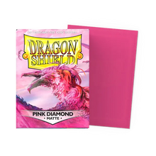 Cargar imagen en el visor de la galería, DS: MATTE Standard Sleeves (100) - Pink Diamond