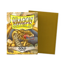 Cargar imagen en el visor de la galería, DS: MATTE Standard Sleeves (100) - Gold