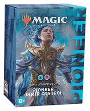 Cargar imagen en el visor de la galería, MTG Challenger Deck Pioneer 2022: Dimir Control / Izzet Phoenix / Gruul Stompy