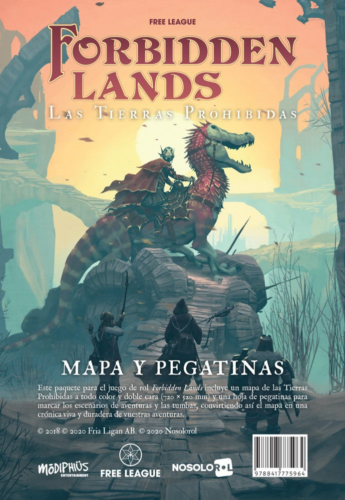 Forbidden Lands: Mapa y Pegatinas