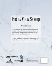 Cargar imagen en el visor de la galería, Vampiro: La Mascarada Por la Vieja Sangre