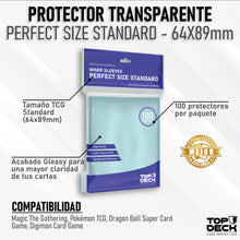 Cargar imagen en el visor de la galería, Protectores Top Deck Perfect Size Variedades