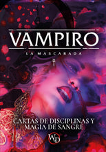 Cargar imagen en el visor de la galería, Vampiro: La Mascarada 5.ª ed.: Cartas de Disciplinas y Magia de Sangre
