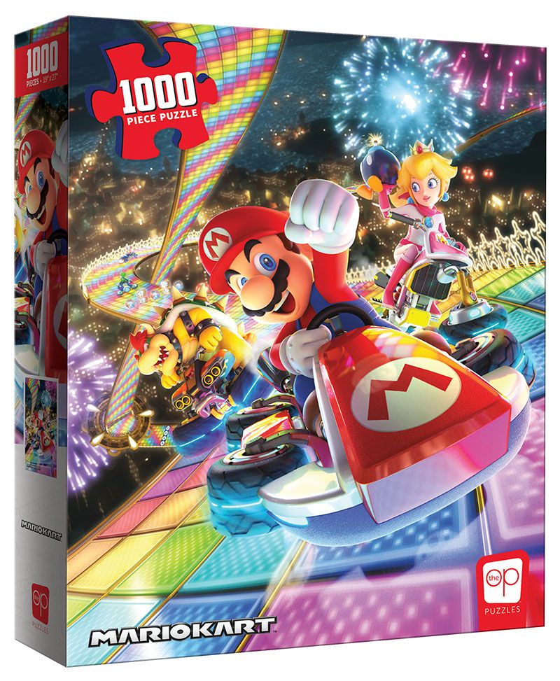 Puzzles OP 1000 piezas: Mario Kart™ Rainbow Road