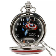 Cargar imagen en el visor de la galería, Reloj de bolsillo Capitán America
