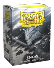 Cargar imagen en el visor de la galería, DS: Standard DUAL Sleeves (100)- Matte Snow