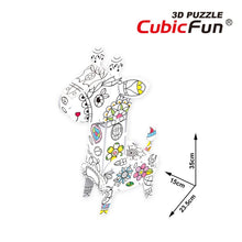 Cargar imagen en el visor de la galería, 3D Puzzle Coloring Girafee