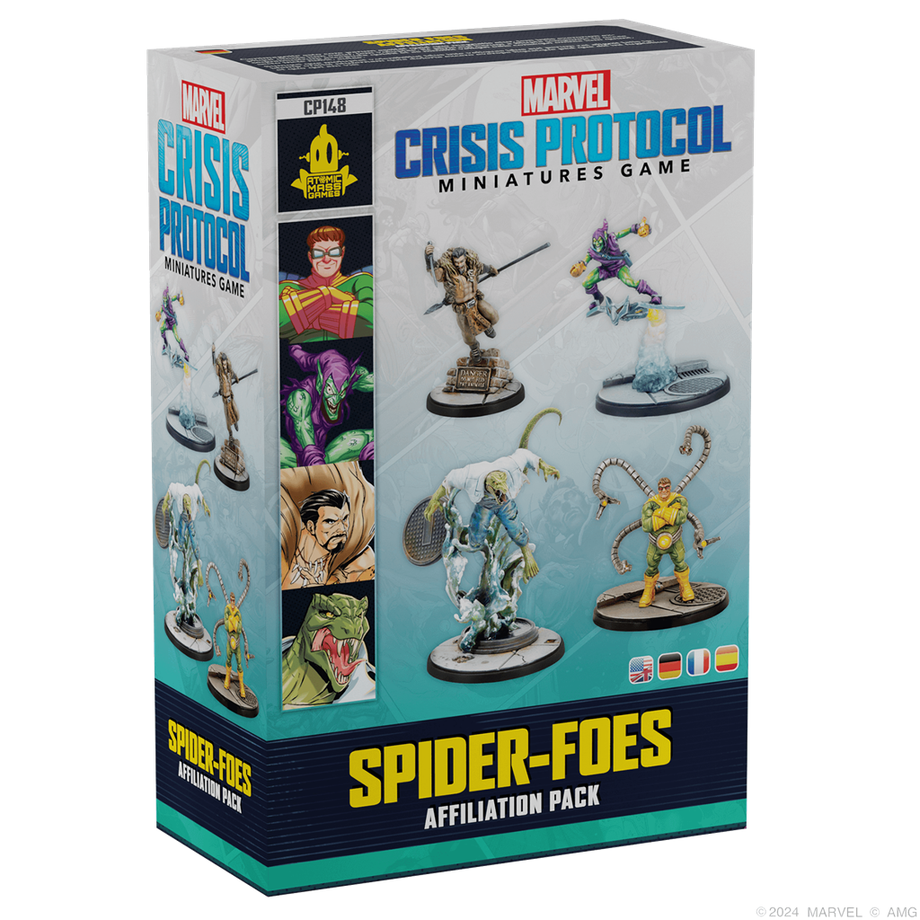 Marvel Crisis Protocol: Spider Foes Affiliation Pack (Pre-venta)