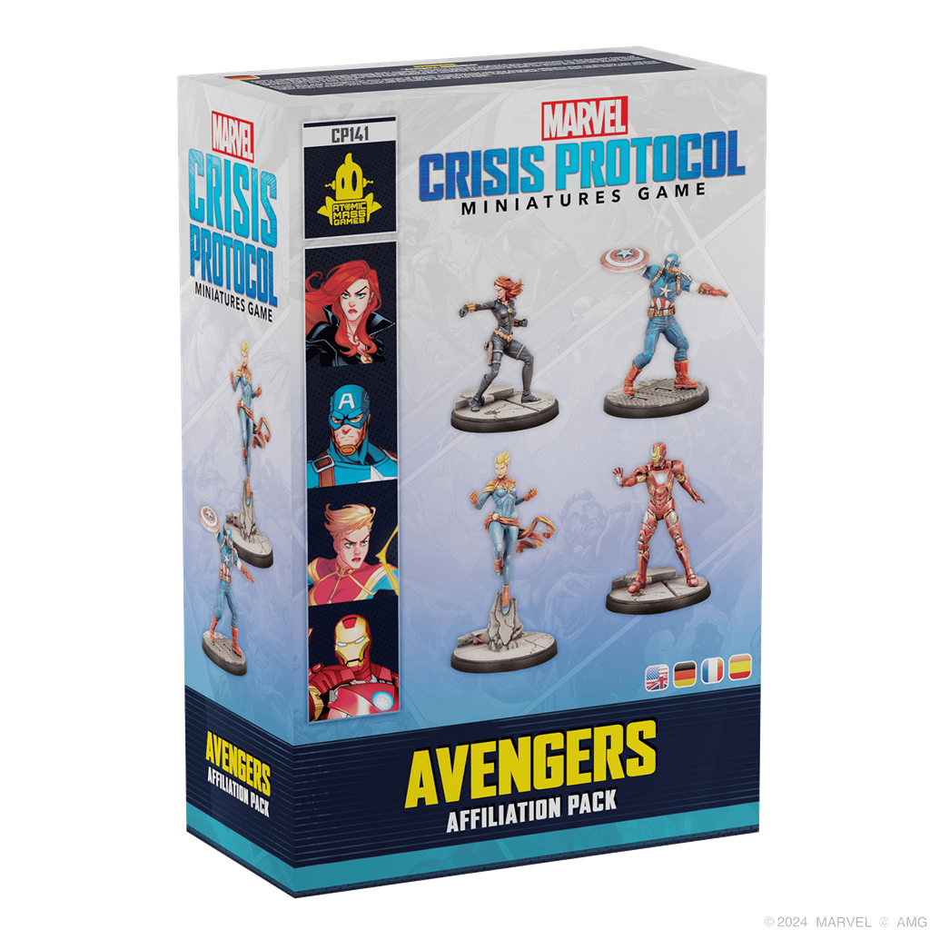 Marvel Crisis Protocol: Avengers Affiliation Pack (Pre-venta)