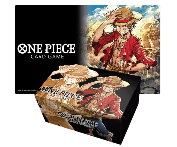 One Piece TCG: Playmat +Storage Box: Monkey.D.Luffy