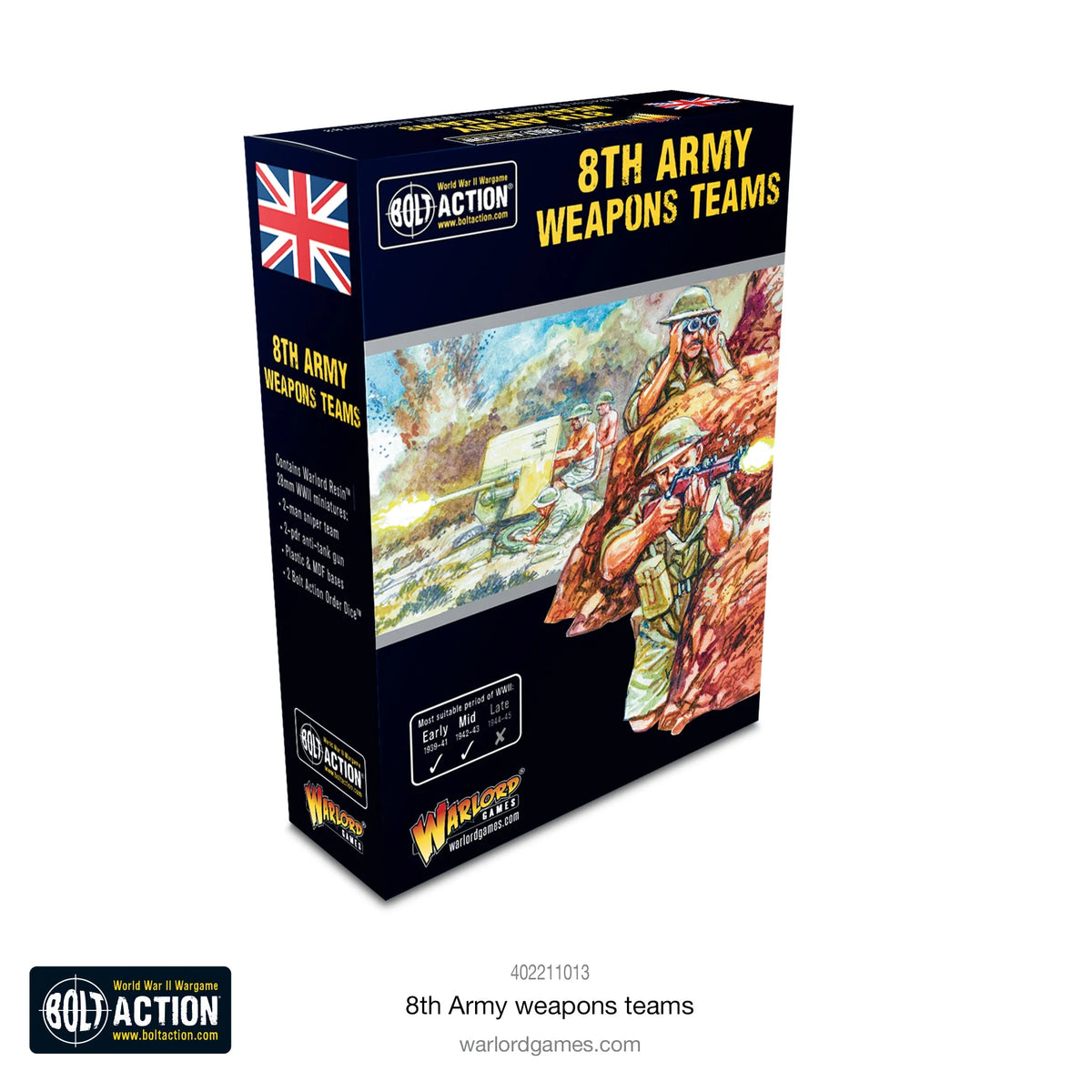 Bolt Action - 8th Army weapons teams – Flexogames
