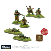 Cargar imagen en el visor de la galería, Bolt Action - British &amp; Inter-Allied Commandos weapons teams
