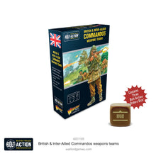 Cargar imagen en el visor de la galería, Bolt Action - British &amp; Inter-Allied Commandos weapons teams
