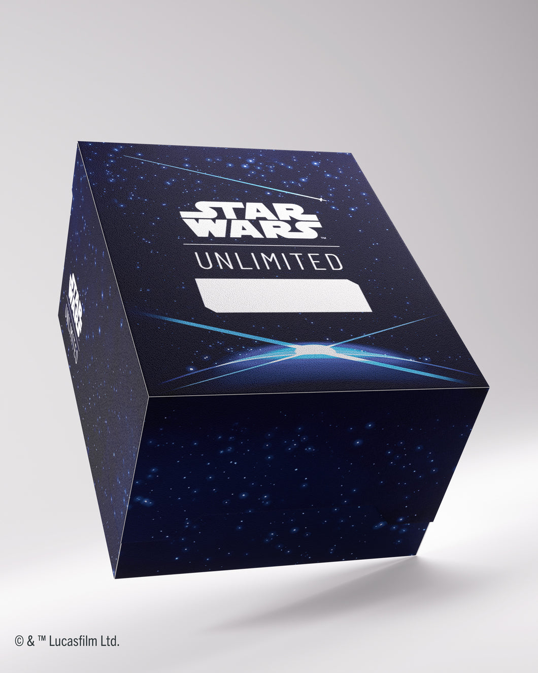 GAMEGENIC STAR WARS UNLIMITED TWIN SUN SOFT CRATE -CARD BACK BLUE