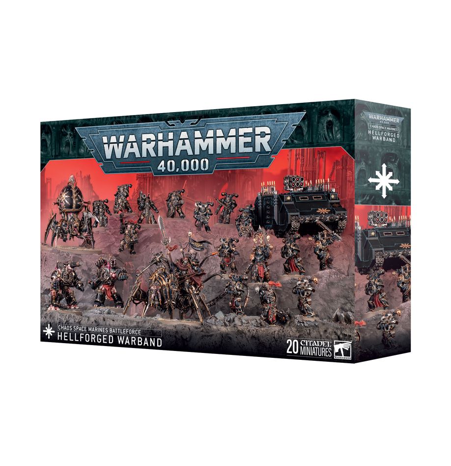 CHAOS SPACE MARINES: HELLFORGED WARBAND (PREVENTA)
