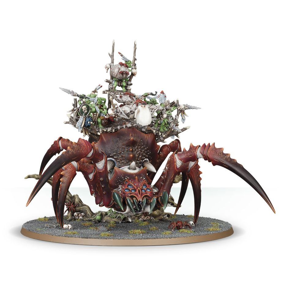 GLOOMSPITE GITZ: Arachnarok Spider with Flinger