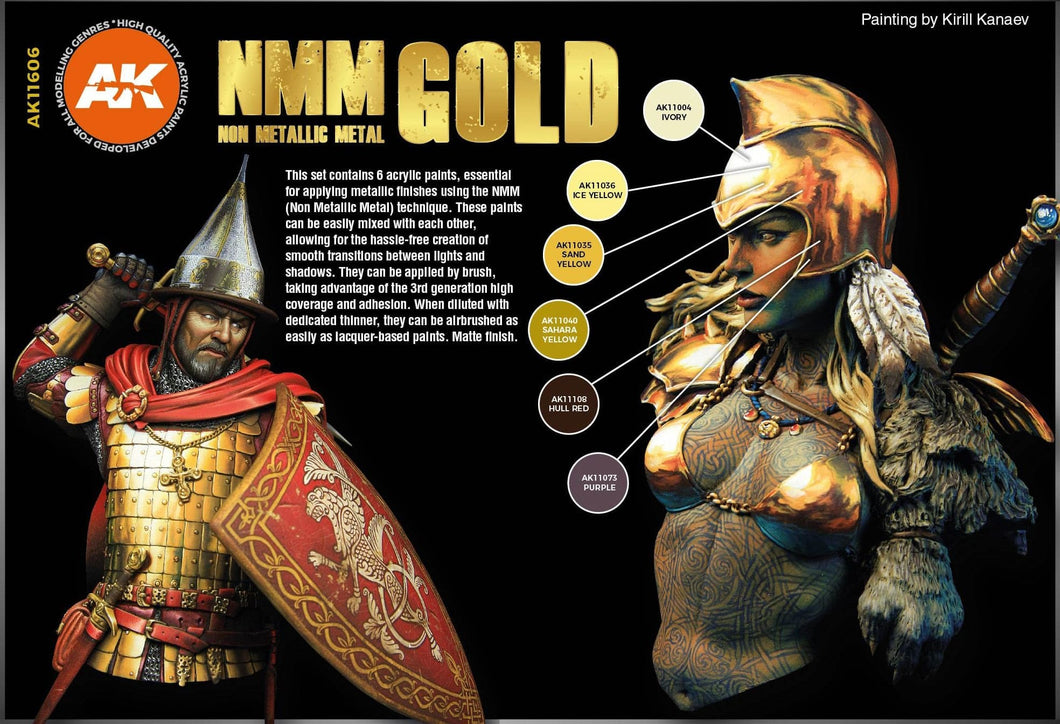 NON METALLIC METAL: GOLD SET
