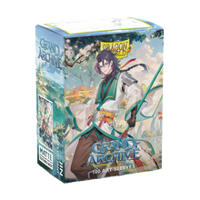 Cargar imagen en el visor de la galería, Dragon Shield Sleeves: Standard- Matte Grand Archive Jin, Fate Defiant Art (100)
