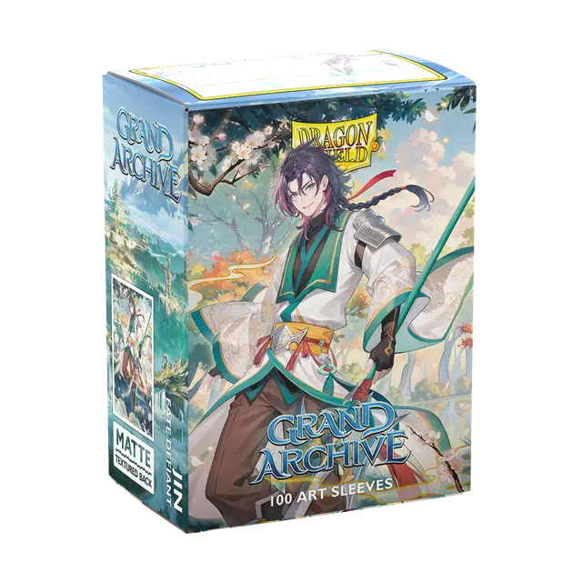 Dragon Shield Sleeves: Standard- Matte Grand Archive Jin, Fate Defiant Art (100)
