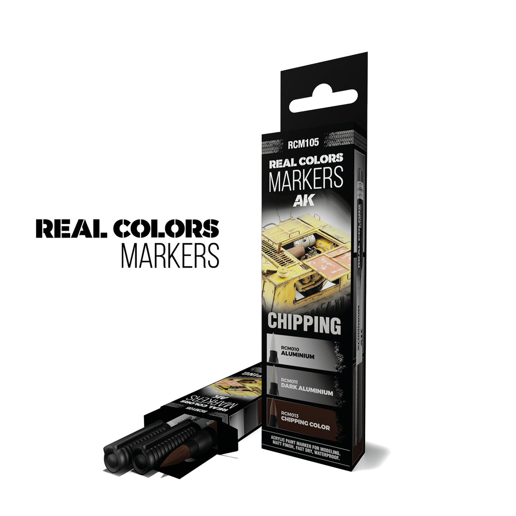 CHIPPING - SET 3 REAL COLORS