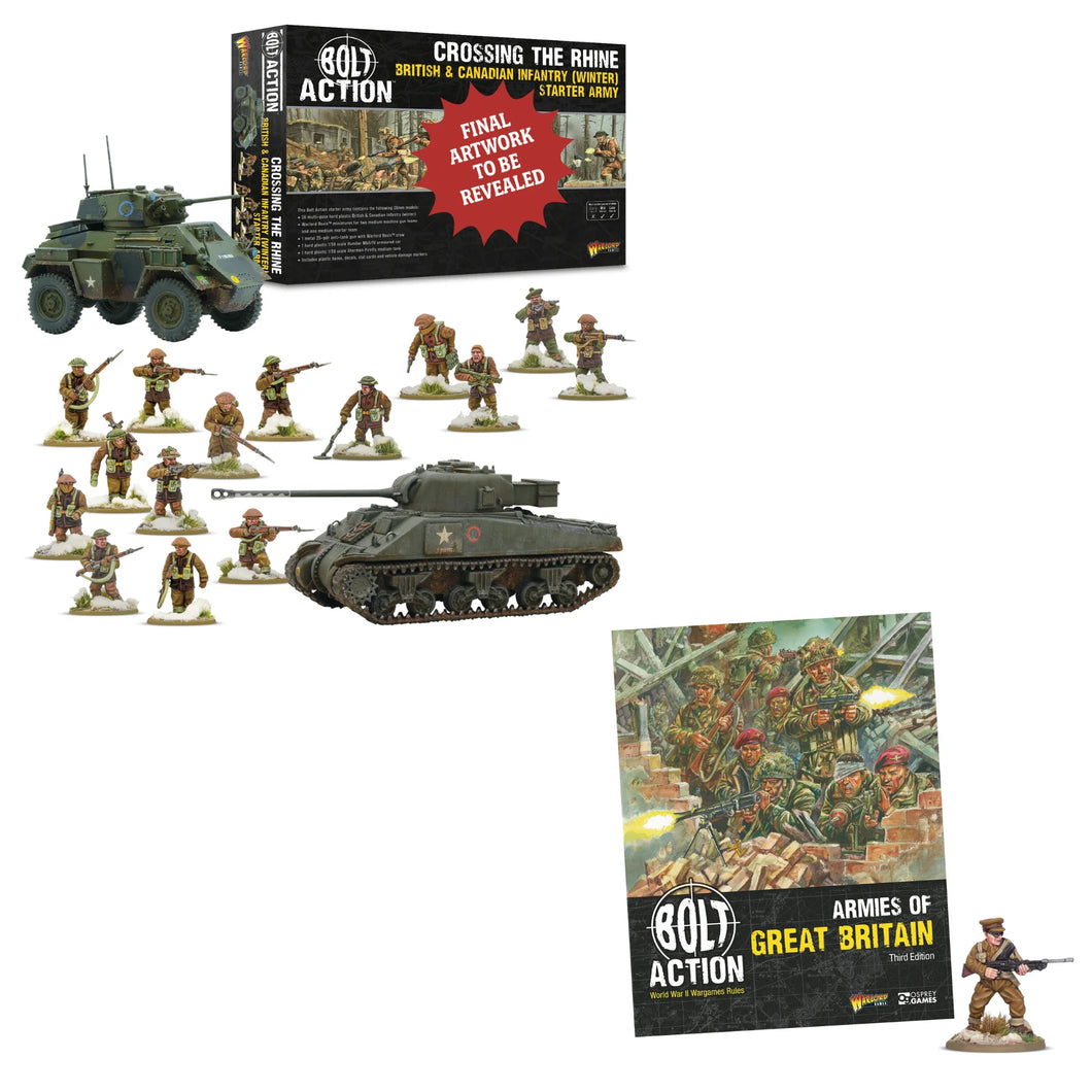 Crossing the Rhine' - British & Canadian (winter) starter