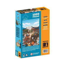 Cargar imagen en el visor de la galería, Escenas Cotidianas de Titirilquén (Puzzle 1000pcs)
