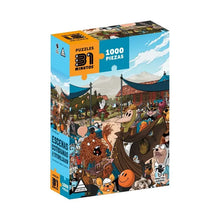 Cargar imagen en el visor de la galería, Escenas Cotidianas de Titirilquén (Puzzle 1000pcs)
