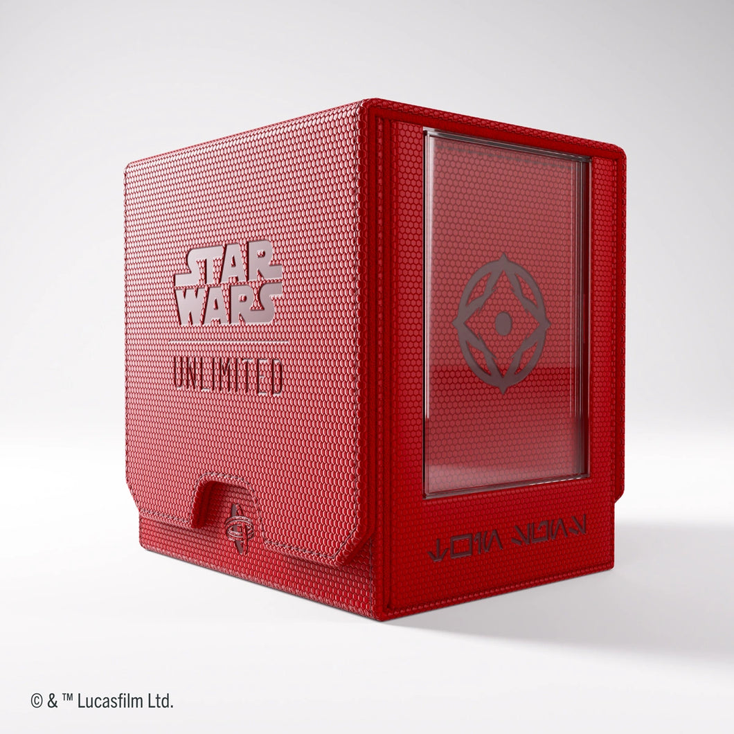 GAMEGENIC STAR WARS UNLIMITED TWIN SUNS DECK POD - RED
