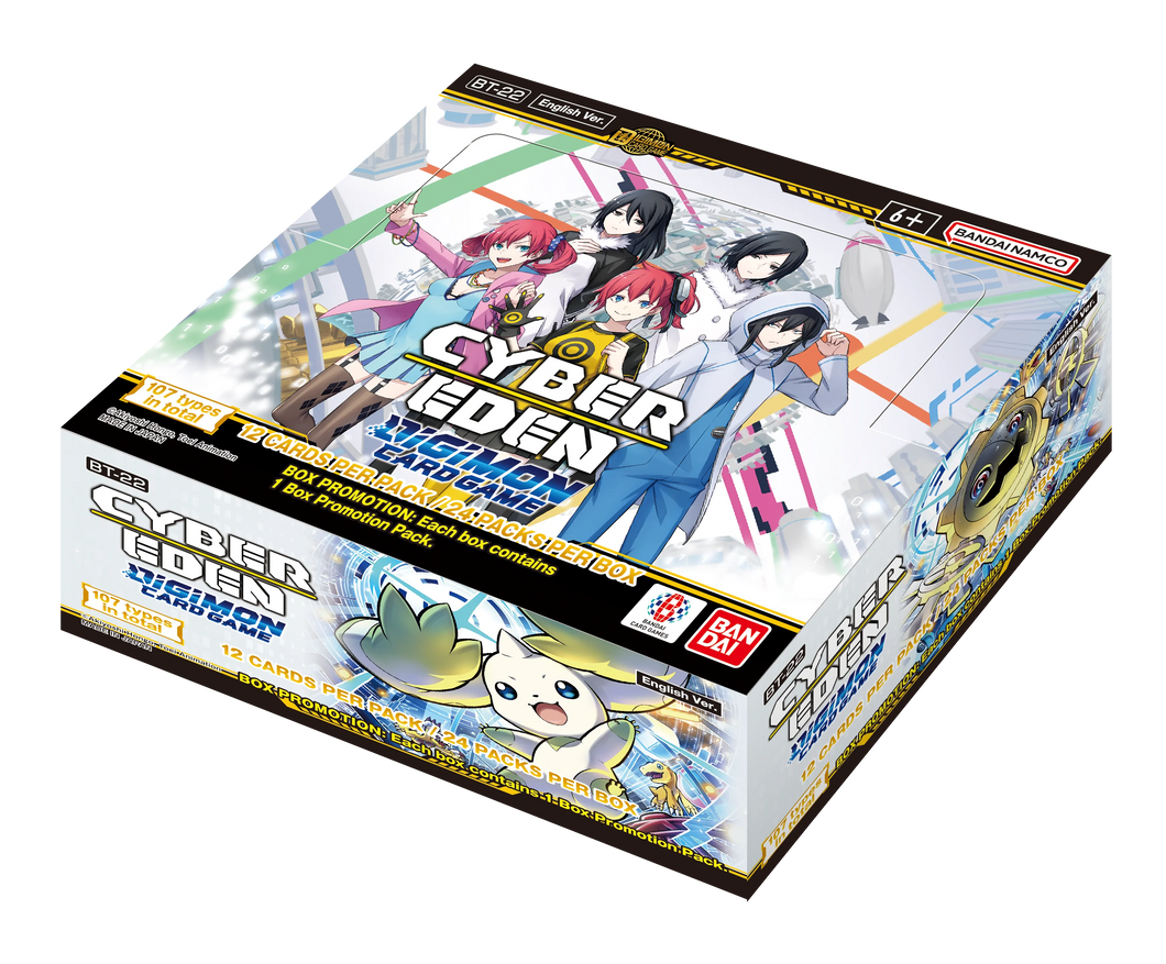 Digimon TCG: Cyber Eden Booster Display (BT-22) (Pre-venta)