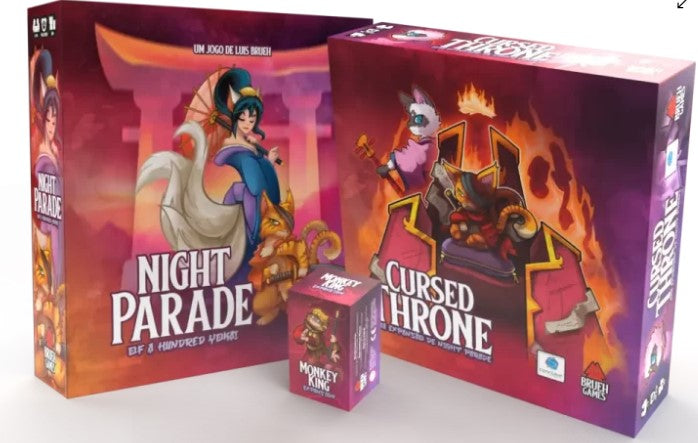 Night Parade + Cursed Throne Expansion + promo (Bundle) - IDIOMA INDEPENDENDIENTE - KS Exclusive
