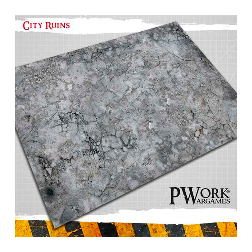 Neoprene Mat City Ruins 44×60″