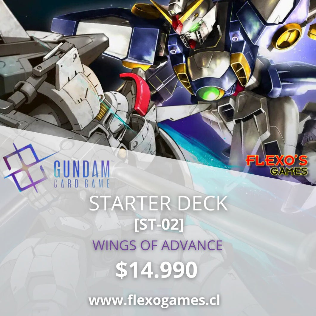 Gundam TCG Wings of Advance [ST02] (Pre-venta)