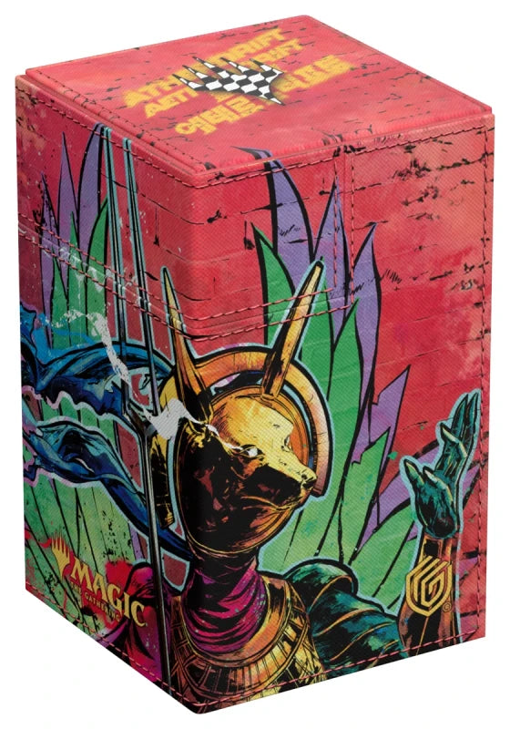 Deck Case: Flip ́n ́Tray 100+ Xenoskin MTG- “Aetherdrift”