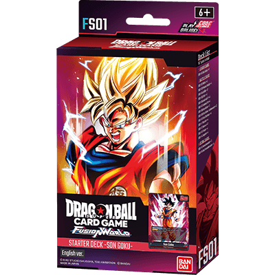 STARTER DECK DBS FUSION WORLD: FS01 SON GOKU