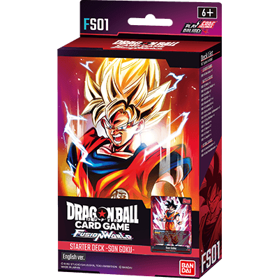 PREVENTA - STARTER DECK DBS FUSION WORLD: FS01 SON GOKU