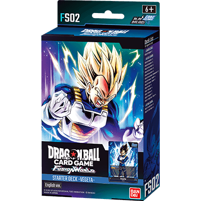 PREVENTA - STARTER DECK DBS FUSION WORLD: FS02 VEGETA