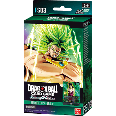 STARTER DECK DBS FUSION WORLD: FS03 BROLY