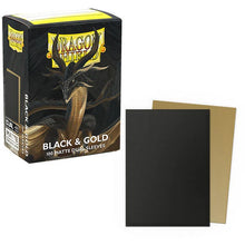 Cargar imagen en el visor de la galería, Dragon Shield Dual Matter Sleeves Black &amp; Gold
