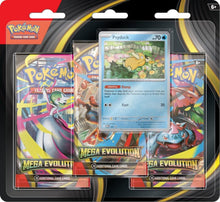 Cargar imagen en el visor de la galería, Mega Evolution 3-Pack Blisters (Pre-venta Corta)
