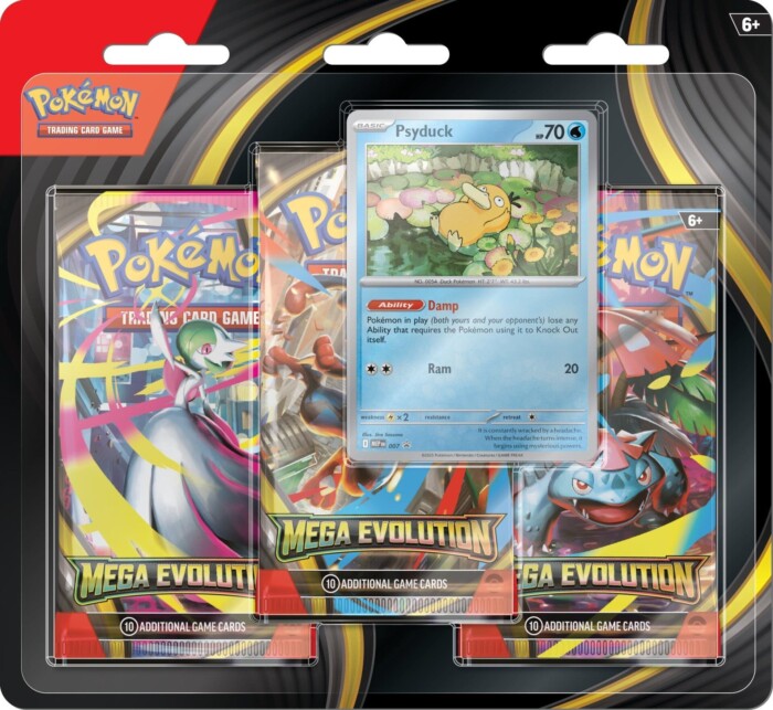 Mega Evolution 3-Pack Blisters (Pre-venta Corta)