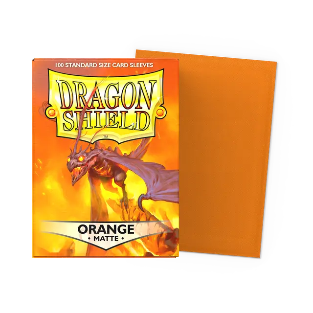 DS: MATTE Standard Sleeves (100) - Orange