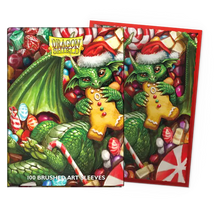 Cargar imagen en el visor de la galería, DS: Brushed Art Standard Sleeves (100) - Christmas 2024

