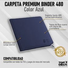 Cargar imagen en el visor de la galería, Carpeta Top Deck Cuero 12 bolsillos Variedades
