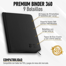 Cargar imagen en el visor de la galería, Carpeta Top Deck Cuero 9 bolsillos Variedades
